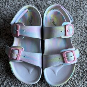 Cat & Jack Pastel Kids Sandals, size 12